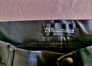 Pantalón efecto piel Zara 14-15 años