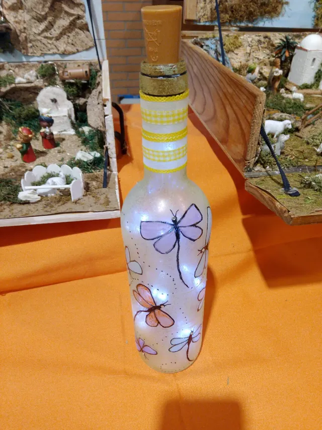 Bottiglie decorative per Natale