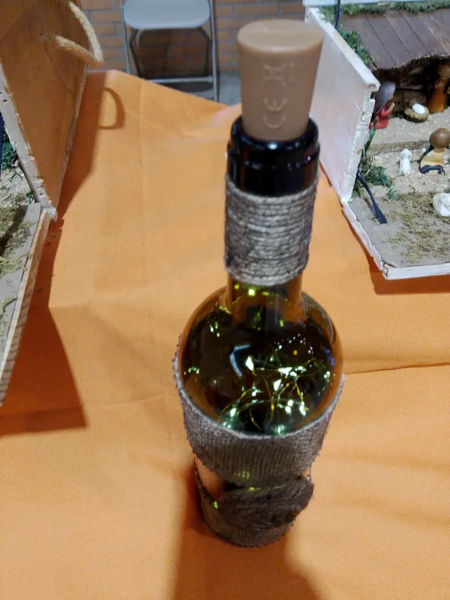 Bottiglie decorative per Natale