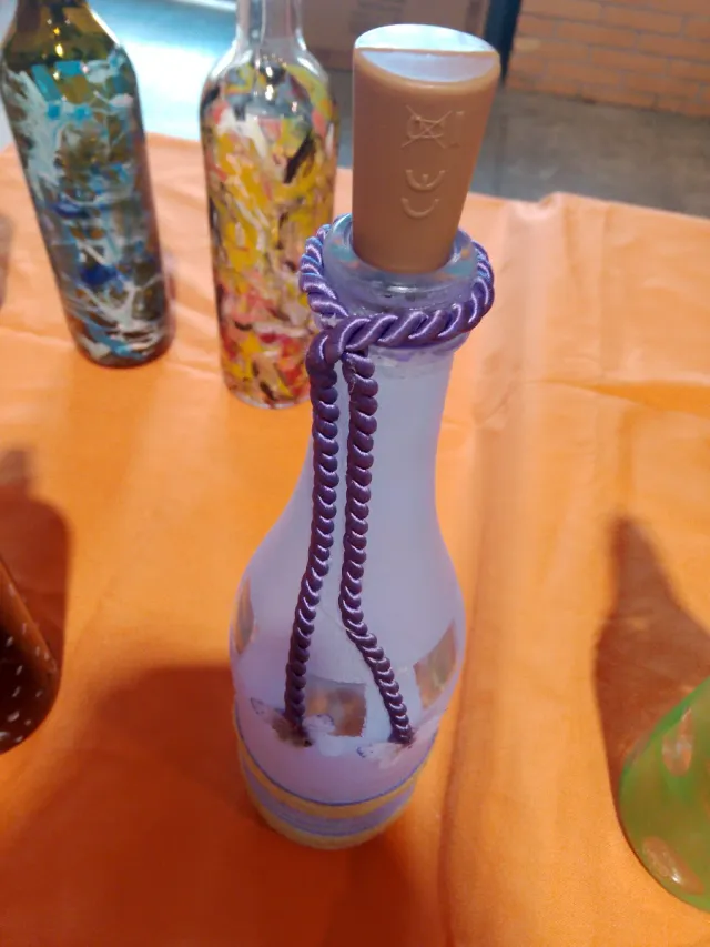 Bottiglie decorative per Natale