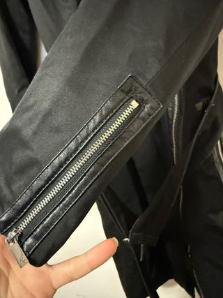 Abrigo largo negro Morgan Talla M