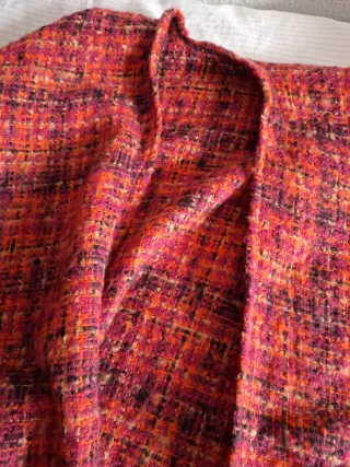 Poncho Multicolor con Flecos