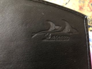 Cartera Piel de Raya Negra