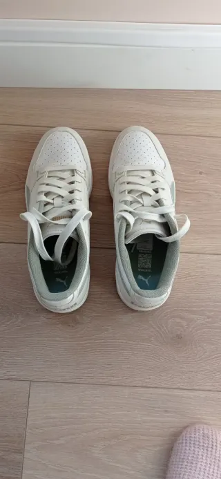 Zapatillas Puma Mujer Blancas y Verdes