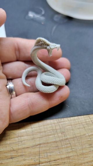 Figura de resina de serpiente