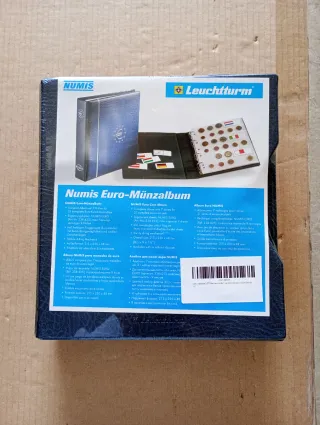 Álbum monedas NUMIS Euro hojas y cajetín