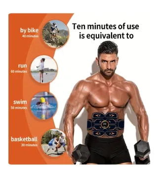 Electroestimulador Muscular ABS USB Recargable