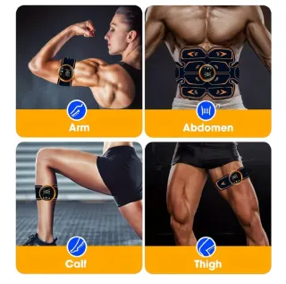 Electroestimulador Muscular ABS USB Recargable