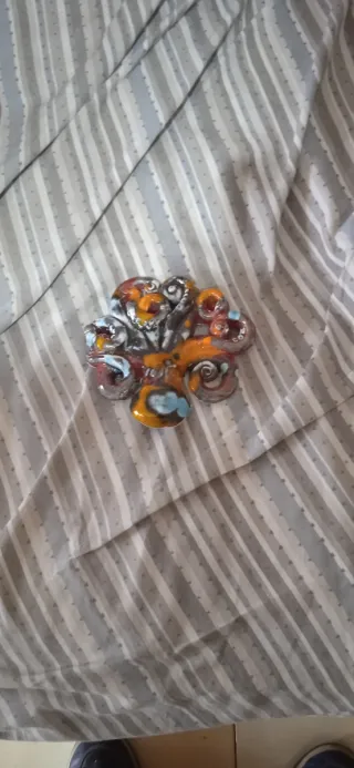 Ciondolo ceramica decorativo polpo