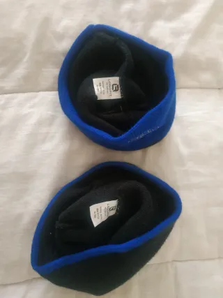2 Gorros Hombre Negro y Azul