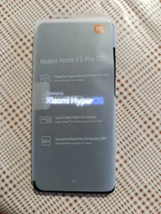 Xiaomi Redmi Note 12 Pro 5G sin cable e cargador