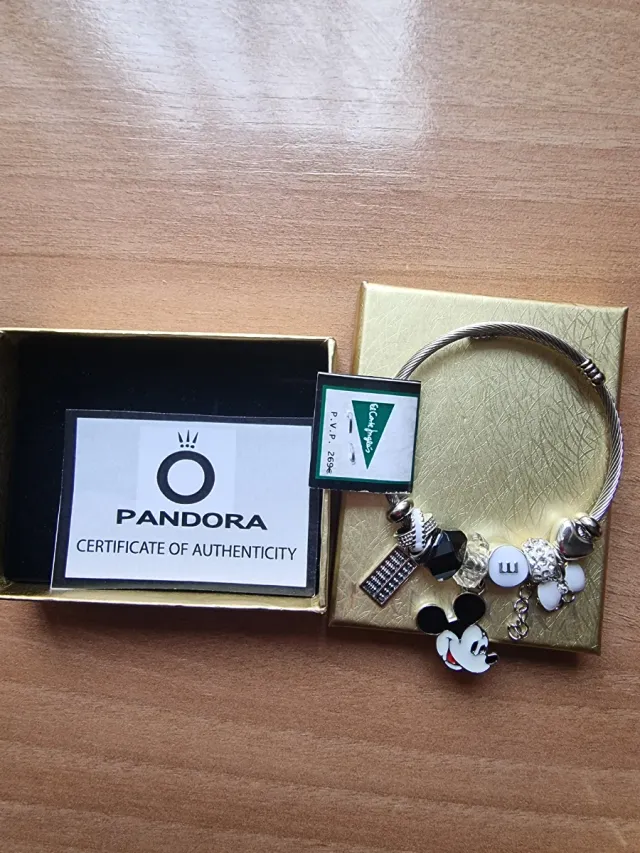 Pulsera Pandora con Charm Mickey Mouse