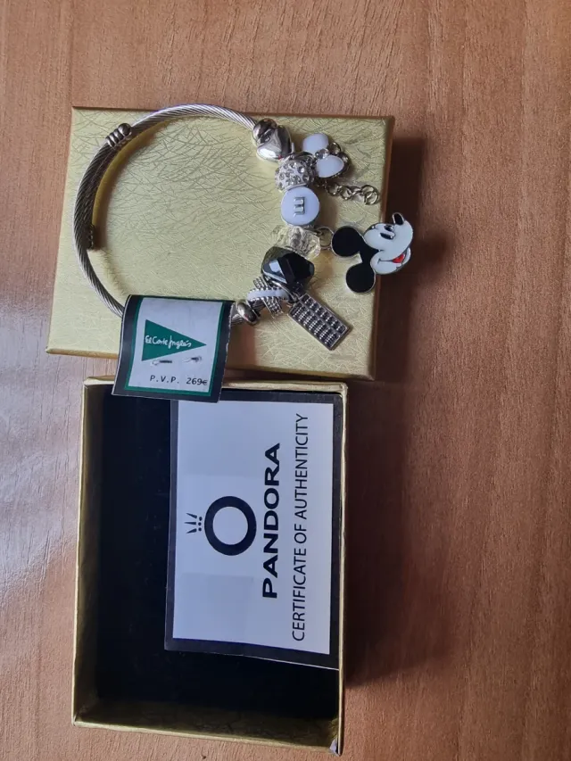 Pulsera Pandora con Charm Mickey Mouse