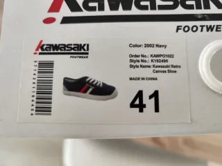 Zapatillas Kawasaki Azul Talla 40 Nuevas