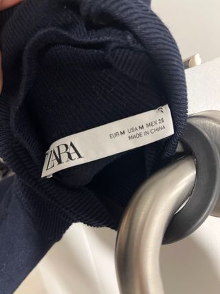 Jersey Zara cuello alto rayas