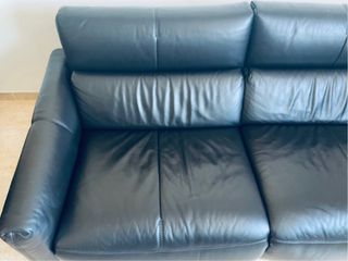 Sofá de piel Natuzzi Galaxy 3 plazas - Negociable!