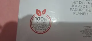 Juego de sábanas de franela 90