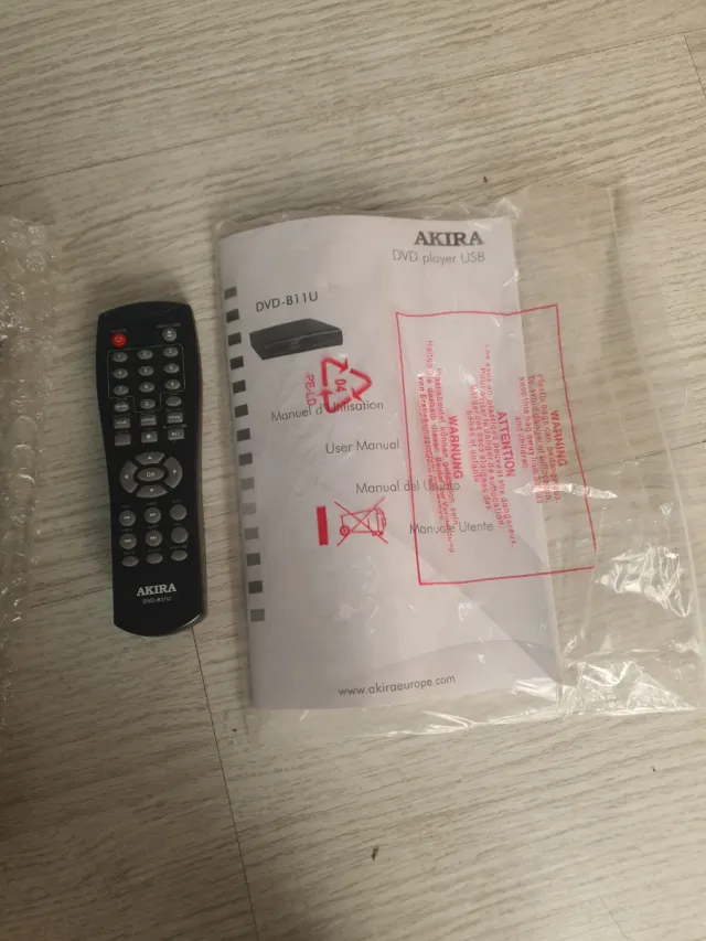 Reproductor DVD AKIRA con USB