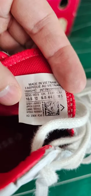 Zapatillas Converse Pro Leather Blancas Rojas