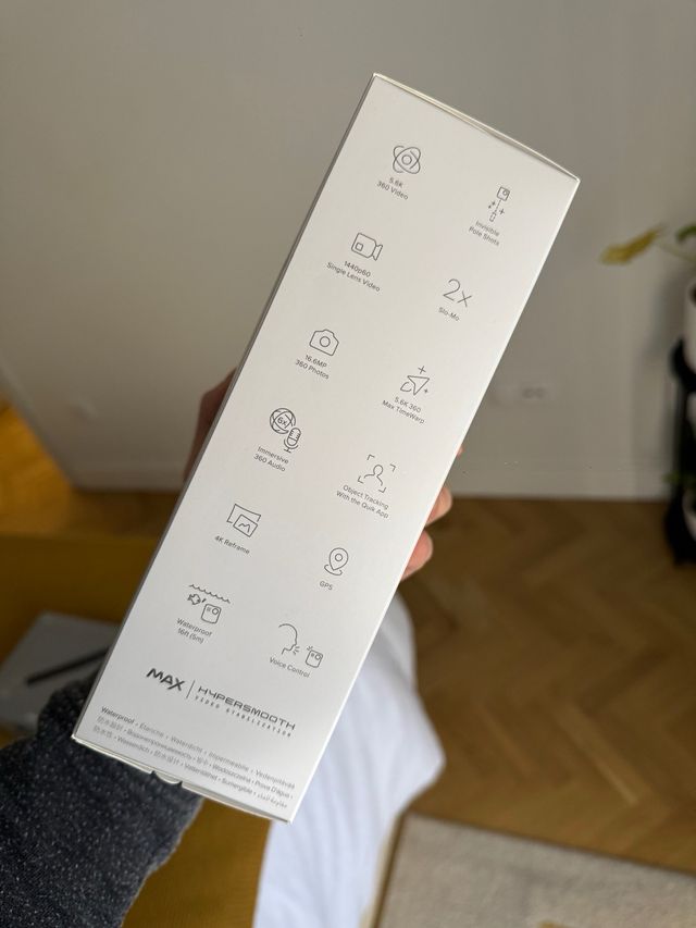 GoPro MAX 360 + Palo Extensible 1.2m (precintado)