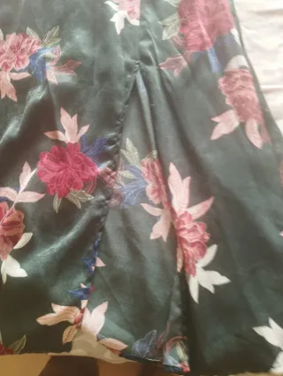 Vestido largo estampado floral