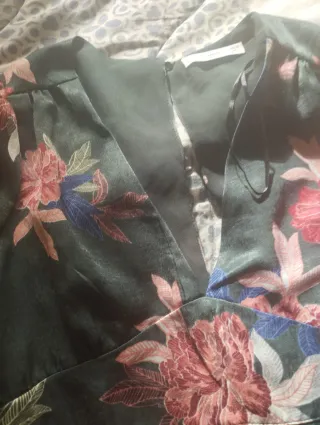 Vestido largo estampado floral