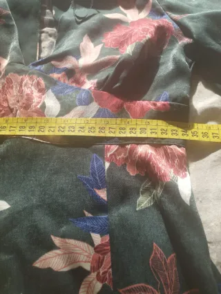 Vestido largo estampado floral