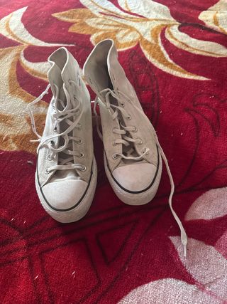 Converse Zapatillas Altas Beige/Blanco