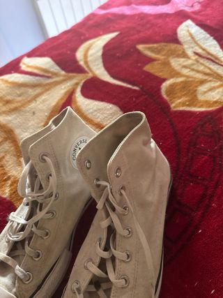 Converse Zapatillas Altas Beige/Blanco