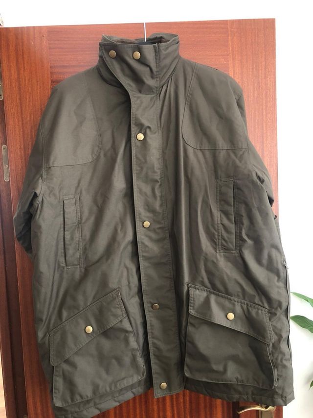 Abrigo verde militar hombre talla M