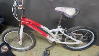 Bicicleta Monty 104 Roja y Blanca