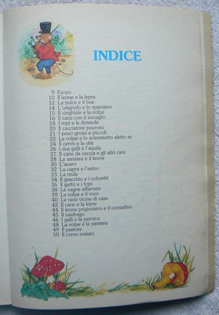 Le favole di Esopo (circa 110 racconti)