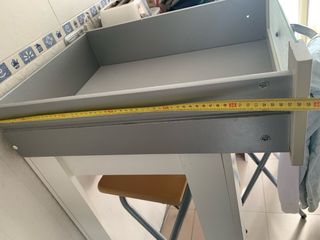 Cajones IKEA KOMPLEMENT frente de vidrio y tirador