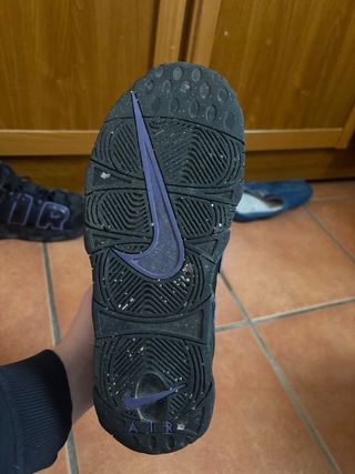 Nike Air More Uptempo Nero/Viola