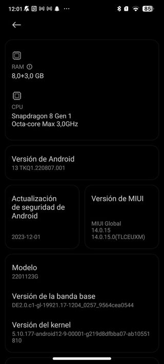 Xiaomi 12 (256GB) - SCHERMO ROTTO / RESTO PERFETTO