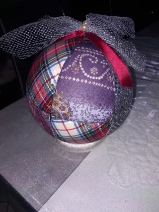 Palla decorata a mano patchwork