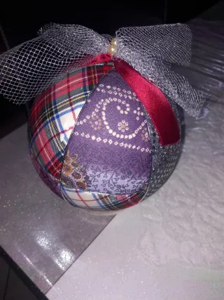 Palla decorata a mano patchwork