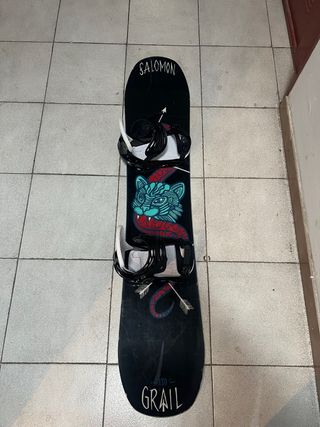 Tabla y fijaciones Salomon Grail 130cm