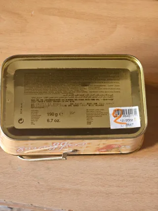 Scatola latta Caffarel Vintage