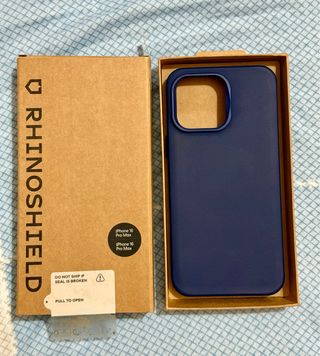Cover Rhinoshield iPhone 16 Pro Max Blu Marina