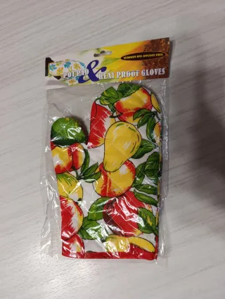 Presina forno nuova con disegno frutta