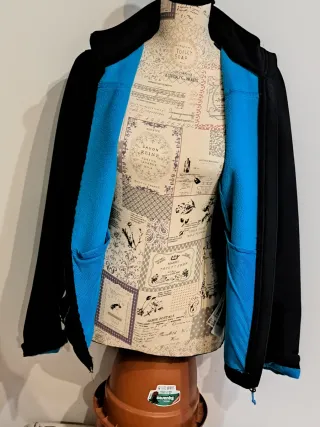 Cortavientos Quechua Mujer Negro