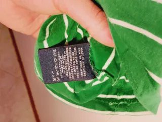 T-shirt Ralph Lauren verde scollo V