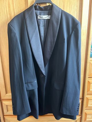 Americana oversize Zara negra