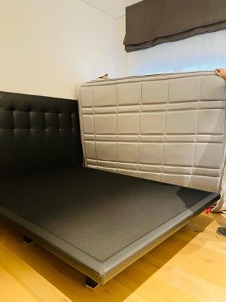 Somier tapizado + cabecero