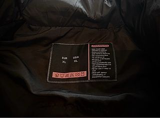 Chaleco acolchado calefactable negro XL