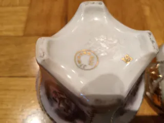 Coppia Tazze da Tè con Piattini Anni '20