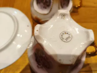 Coppia Tazze da Tè con Piattini Anni '20