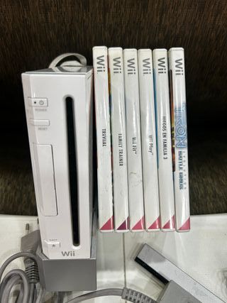 Lote Nintendo Wii: Consola, Accesorios y Juegos