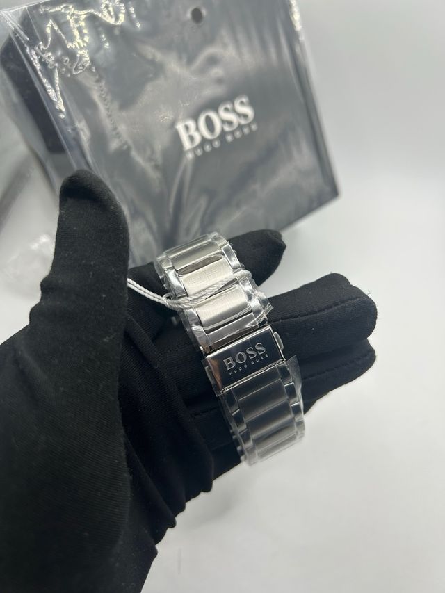 Reloj Boss Cronógrafo Azul y Plateado